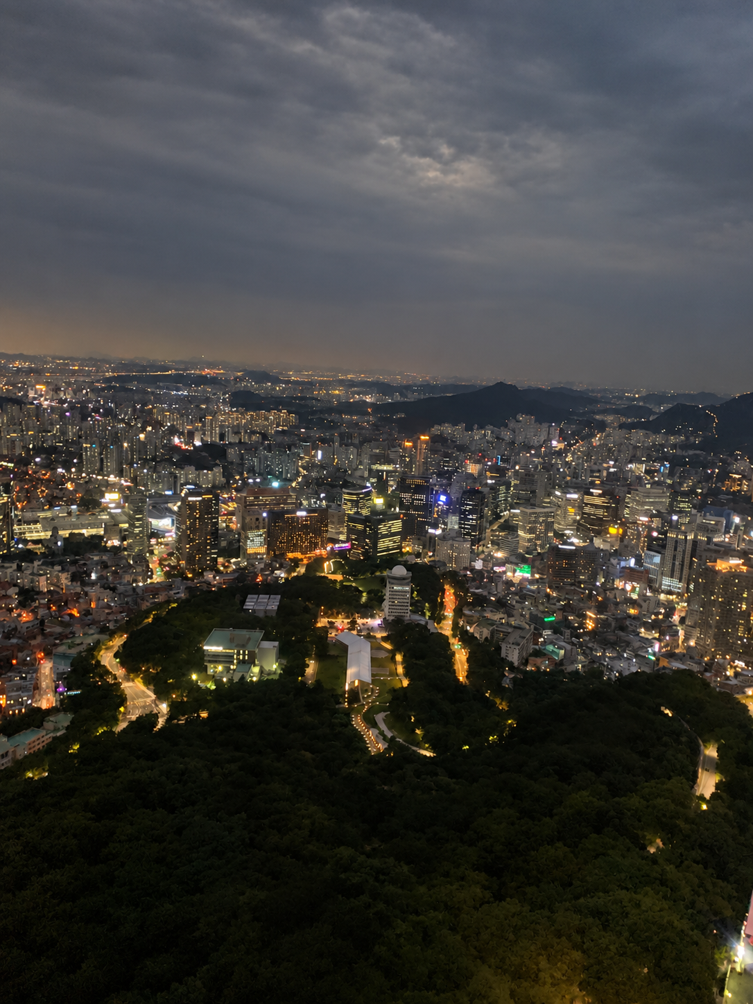 Seoul at night from Namsan